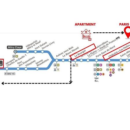 Studio 10Min Paris Centre I Cdg ดร็องซี ภายนอก รูปภาพ